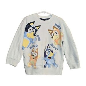🧸👕 Bluey Family‎ Crewneck Sweatshirt Kids 5T GUC